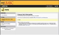 Viewing Your Financial Aid To Dos on myUMBC